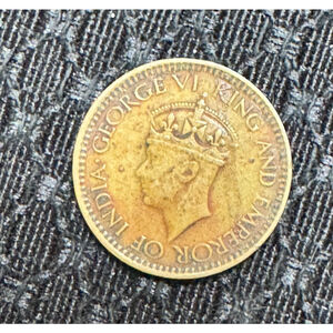 25 Cents - George VI 1943 Ceylon / Sri Lanka KM# 115